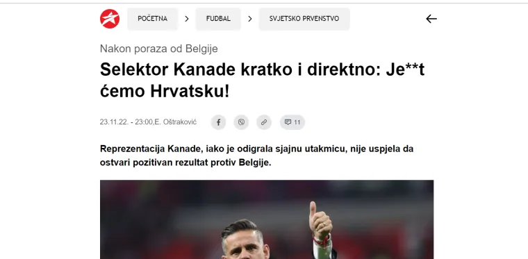 Prostačka izjava na račun Hrvatske odjeknula srpskim i bosanskim medijima: 'Poslao je šokantnu poruku pa se nasmijao'