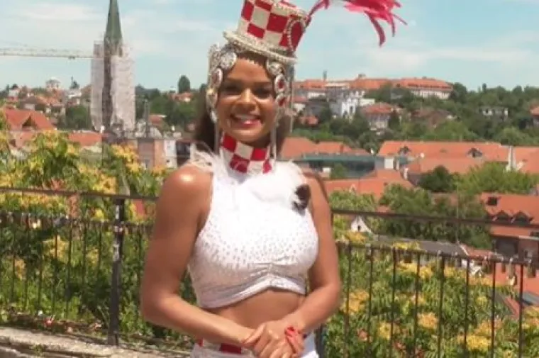 Putena Brazilka sa zagrebačkom adresom pozirala u 'kockicama' pa poručila: 'Cijenim Hrvatsku i stvarno želim...'