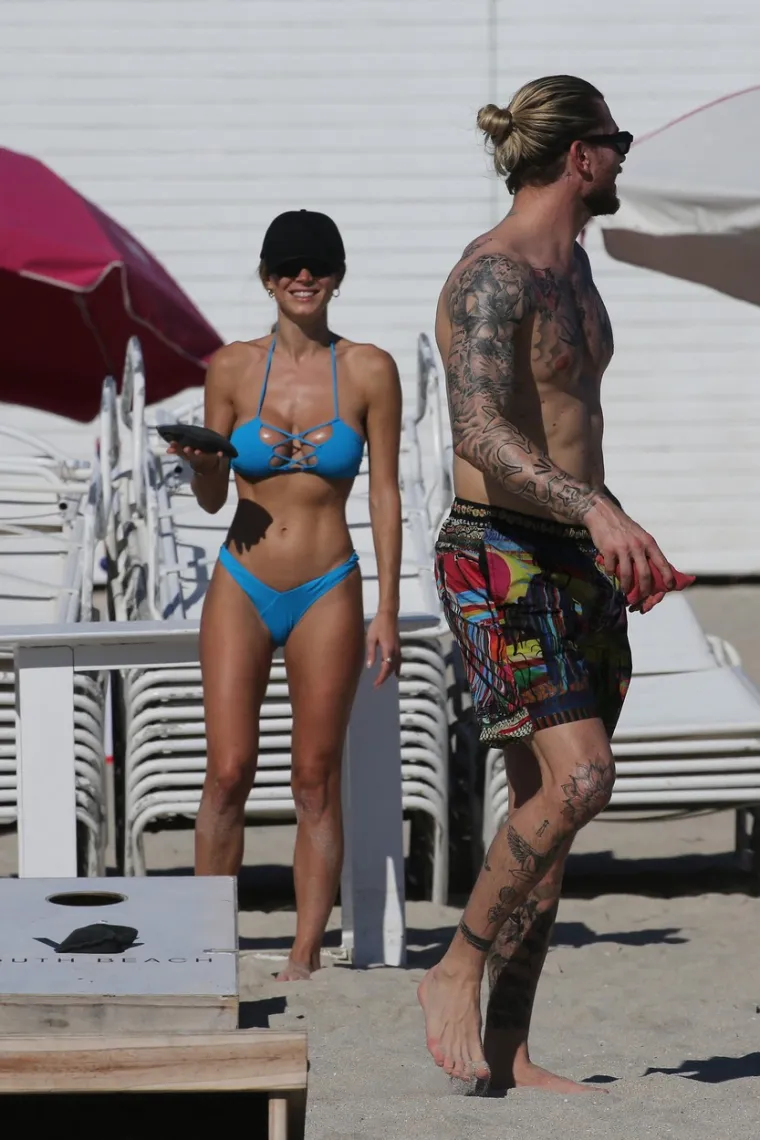 Loris Karius i Diletta Leotta
