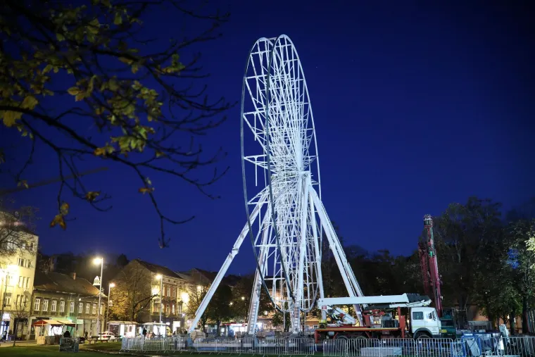 Ovo je 36-metarski panoramski kotač u kojem ćemo uživati ovog Adventa u Zagrebu