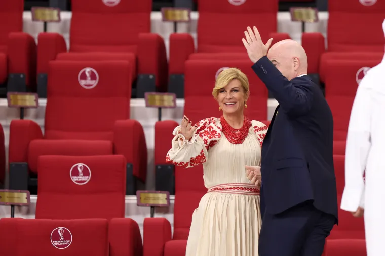 Poznata lica prate utakmicu Hrvatske i Kanade: Stigla obitelj Vatrenog i biv&scaron;a predsjednica