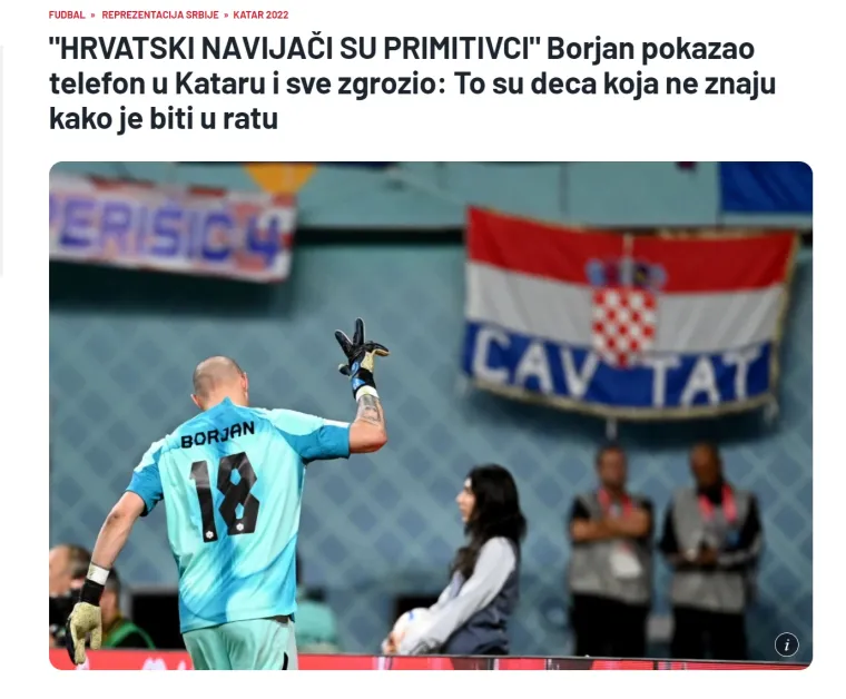 Srpski tabloidi i dalje 'divljaju', kao da nisu s ovog svijeta: 'Primitivci i ustaše pljuvali su našeg Borjana. To su djeca koja ne znaju kako je biti u ratu'