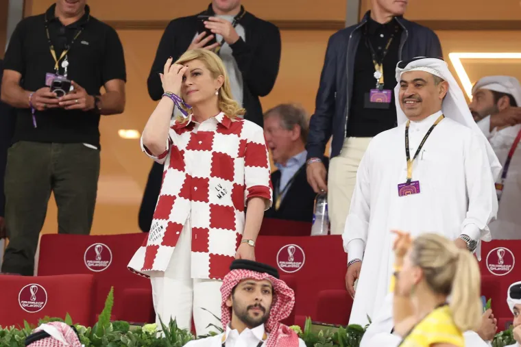 Kolinda opet plijeni pažnju! U hrvatskim 'kvadratićima' i na utakmici Brazila i Švicarske