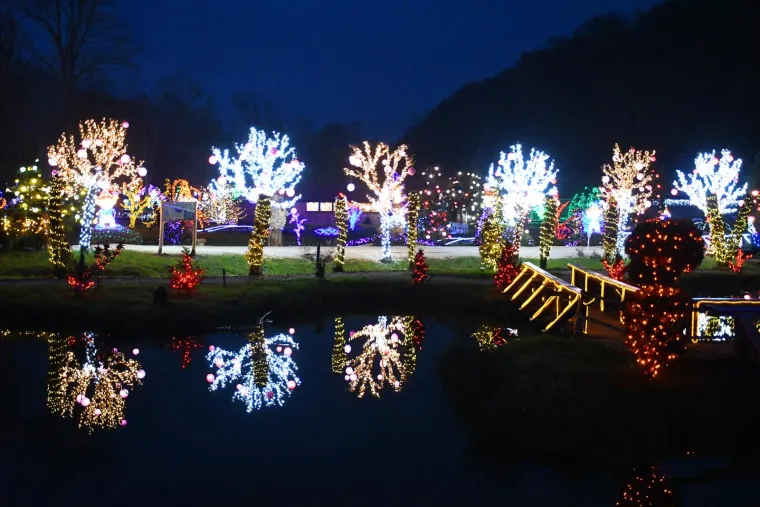Otvoren Advent obitelji Salaj. Milijunima lampica osvijetljeni vilenjaci, snjegovići, sobovi...