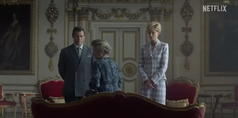 Lady Glenconner bila je posebno oštra zbog scene koja je uključivala smrt sestre princa Philipa, princeze Cecile od Grčke, 1937. godine u zrakoplovnoj nesreći.