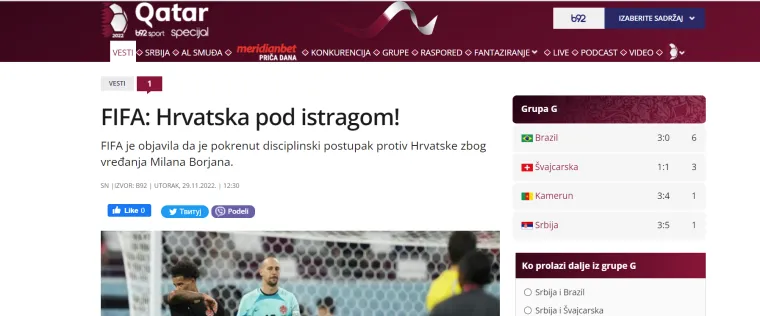 Srpski mediji jedva dočekali postupak protiv Hrvatske: 'Bravo. Usta&scaron;ki simboli i bolesno vrijeđanje dobivaju žestoku kaznu'