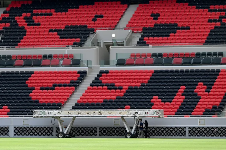 Vatreni odlučujuću utakmicu igraju na stadionu na rubu pustinje čija je izgradnja koštala vrtoglavih 360 milijuna dolara