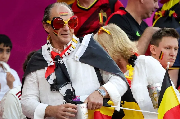 Belgijanci pokazali raskoš na tribinama: Poslali snažnu poruku, a jedan navijač šokirao maskom