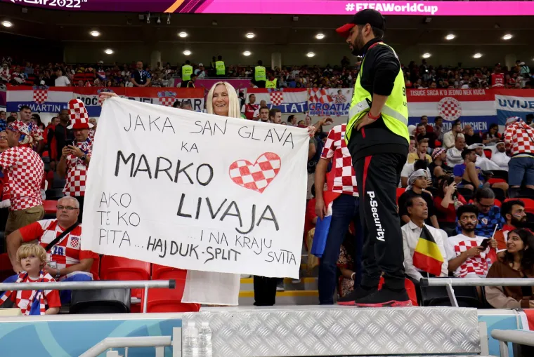 Na tribinama osvanula poruka Marku Livaji koja će Dalmaciju baciti u trans