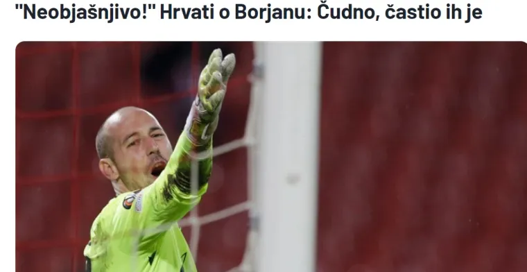 Srpski tabloidi naprosto podivljali zbog Milana Borjana: 'Optužbe su skandalozne, hrvatski mediji su ponovno bez srama'