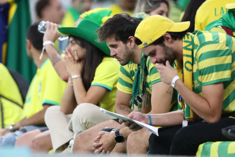 FOTO Krokodilske suze brazilskih navijača. Slomili se nakon poraza od Hrvatske