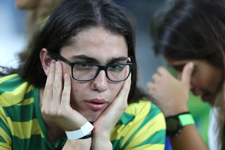 FOTO Krokodilske suze brazilskih navijača. Slomili se nakon poraza od Hrvatske