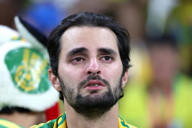 FOTO Krokodilske suze brazilskih navijača. Slomili se nakon poraza od Hrvatske