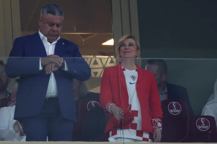 Biv&scaron;a predsjednica se vratila u Katar: Dijeli ložu s legendarnim nogometa&scaron;ima