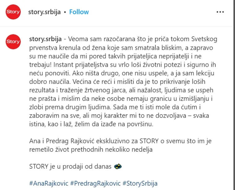 Fatalna Ana Rajković objavila fotografije kojima pokazuje koliko se voli sa svojim Predragom: 'Nitko normalan nije povjerovao u lažnu priču za koju ne postoji ni jedan dokaz, a ja sam o svemu &scaron;utjela'