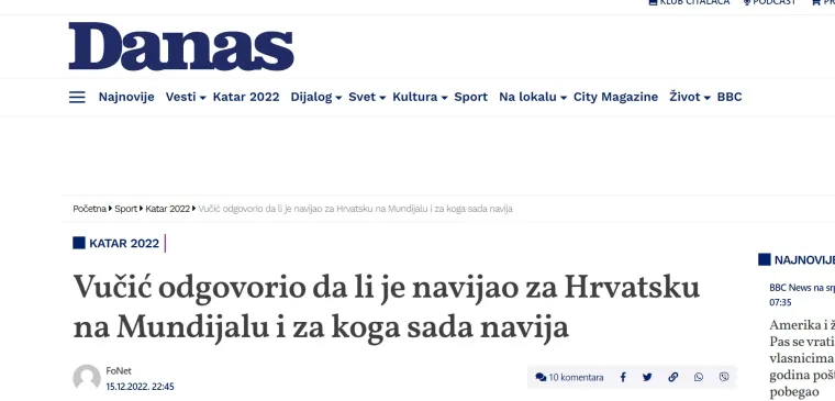 Srpski portali jedva dočekali Vučićevu izjavu o Hrvatskoj: 'Jasno im je dao do znanja...'