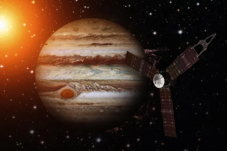 Svemirska sonda Juno kruži oko Jupitera od 2016. godine. Nakon proučavanja plinovitog diva, Juno je proletjela pored Jupiterovog mjeseca Ganimeda 2021. i Europe ranije ove godine.