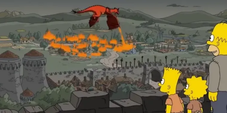 Epizoda iz listopada 2017. godine vjerno je prikazala upravo ono što se dogodilo u pretposljednjoj epizodi &quot;Igre prijestolja&quot;. 

