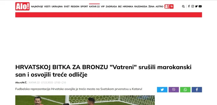 Srpski mediji naklonili se našim junacima kao nikada do sada: 'Svijet je vidio zašto su Vatreni'