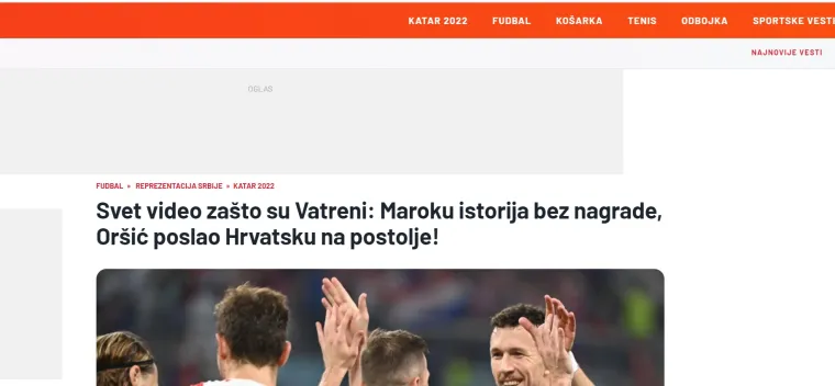 Srpski mediji naklonili se našim junacima kao nikada do sada: 'Svijet je vidio zašto su Vatreni'