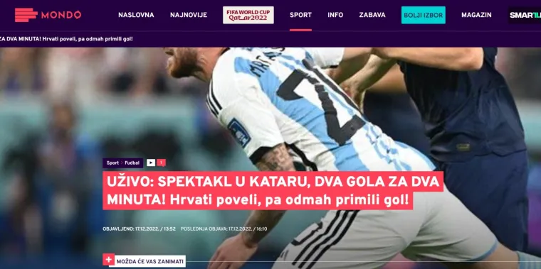 Srpski portali u nevjerici nakon ludog otvaranja utakmice: 'Potpuna ludnica u borbi za broncu!'