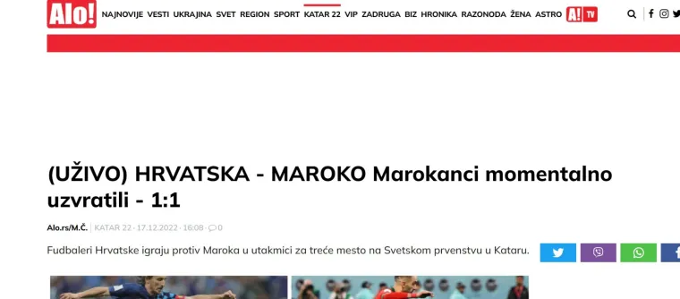 Srpski portali u nevjerici nakon ludog otvaranja utakmice: 'Potpuna ludnica u borbi za broncu!'