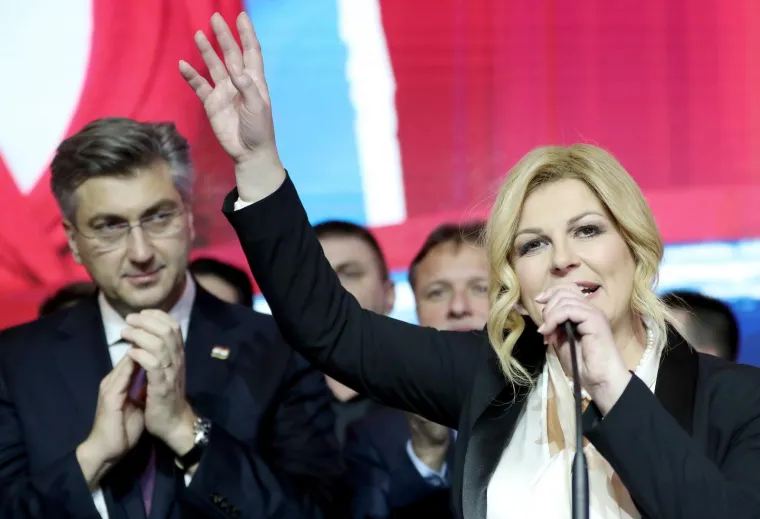 05.01.2020., Zagreb - Izborni stozer kandidatkinje za predsjednicu Republike Hrvatske Kolinde Grabar-Kitarovic u City Plazi Zagreb. Photo: Sanjin Strukic/PIXSELL