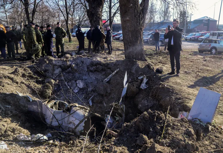 Zagreb - Premijer Andrej Plenković na mjestu pada drona