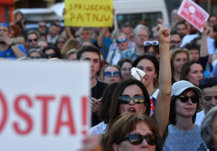 Severina dala podr&scaron;ku na prosvjedu 'Dosta!'
