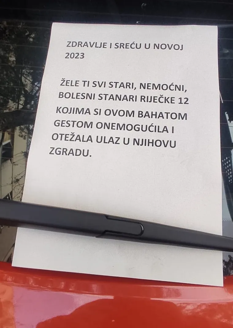 Opis: Stižu i prve novogodišnje želje 
Komentar: &apos;Takvu osobu to neće popraviti.&apos;
