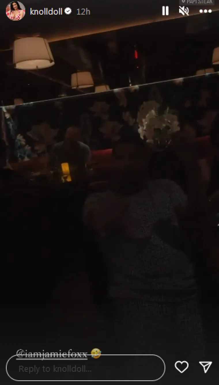 Ivana Knoll snimala Jaimea Foxxa tijekom večere u jednom restoranu u Miamiju, a u dru&scaron;tvu je bio i Leonardo DiCaprio te ostale manekenke