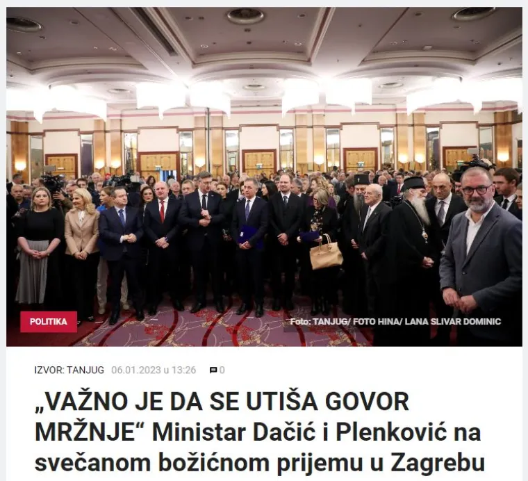 I srpski mediji se raspisali o SNV-om domjenku, a jednom je u oko upao zanimljiv detalj s proslave