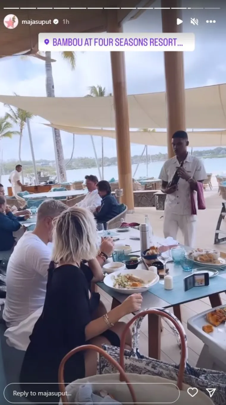 Maja &Scaron;uput se javila iz luksuznog resorta i pokazala prizore od kojih vilica pada do poda