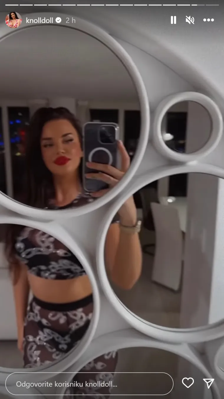 Knoll žari i pali Floridom: Poslije napete utakmice u jo&scaron; napetijim crvenim tajicama, presvukla se u kič i po&scaron;la u luksuzan klub