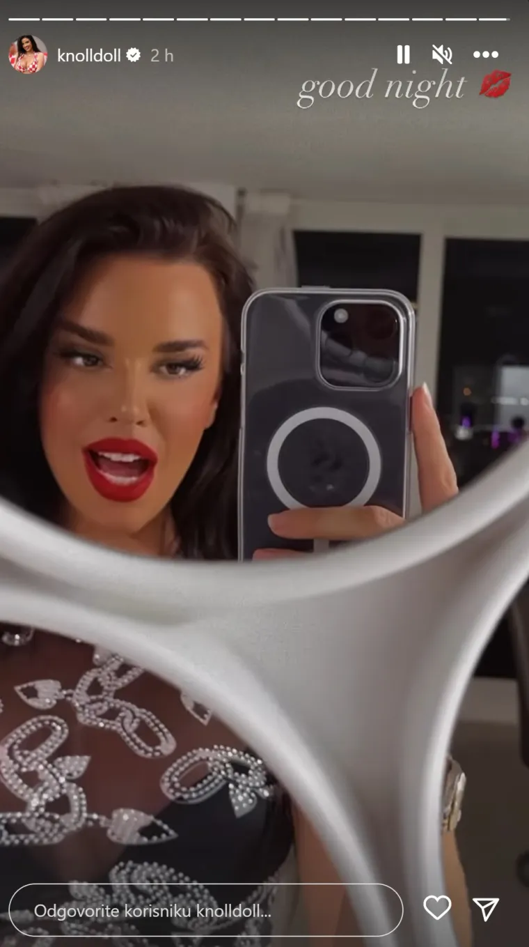 Knoll žari i pali Floridom: Poslije napete utakmice u jo&scaron; napetijim crvenim tajicama, presvukla se u kič i po&scaron;la u luksuzan klub