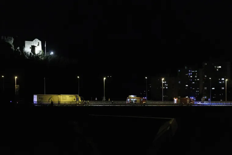 Kamion se zapalio na obilaznici kod tunela Katarina, pogledajte kako izgleda