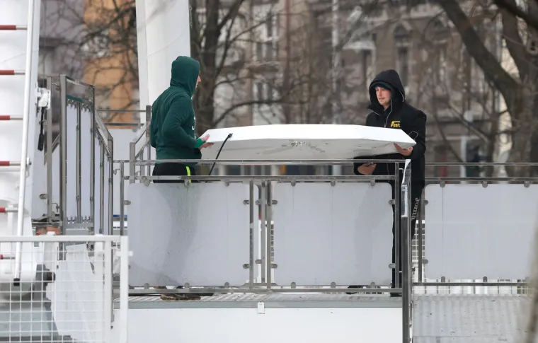 Bio jednom jedan kotač. Nije se okrenuo. Advent je prošao. Danas su ga razmontirali