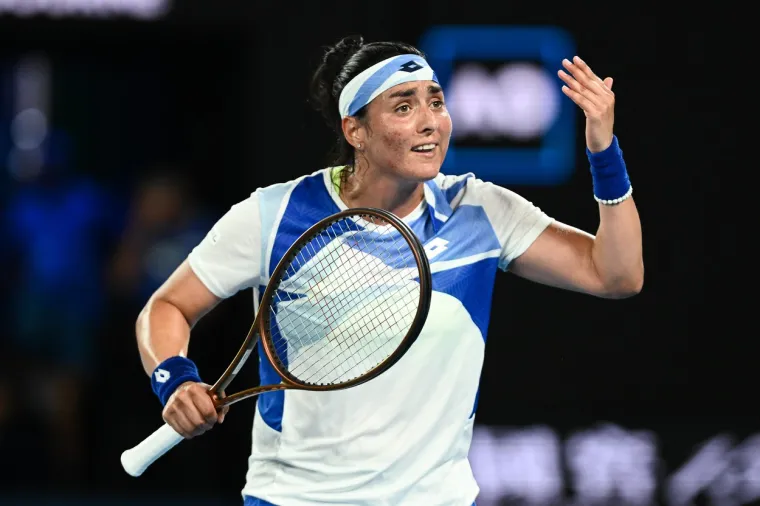 Nakon meča Tunižanka je izjavama nasmijala navijače na Rod Laver Areni.