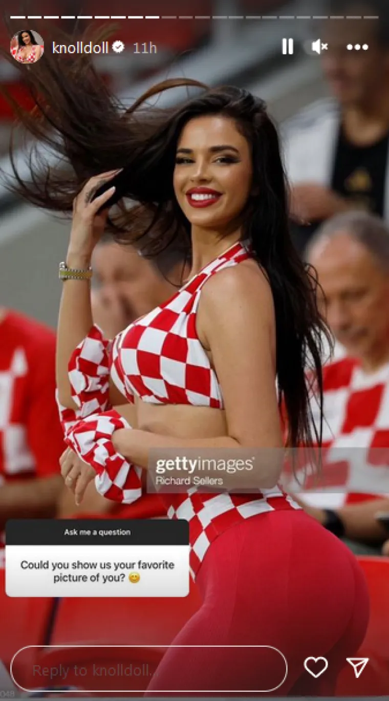 "Koja ti je najdraža tvoja fotografija sa SP-a u Kataru?", upitao je pratitelj Ivanu, a ona je izabrala ba&scaron; onu u crvenim tajicama i topu s kvadratićima...