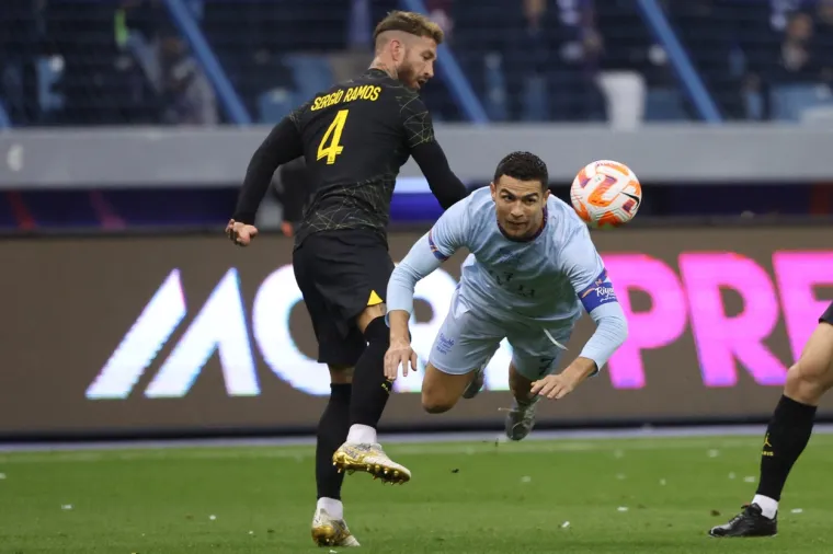 U samoj zavr&scaron;nici prvog poluvremena Ronaldo je zabio drugi gol za 2:2.