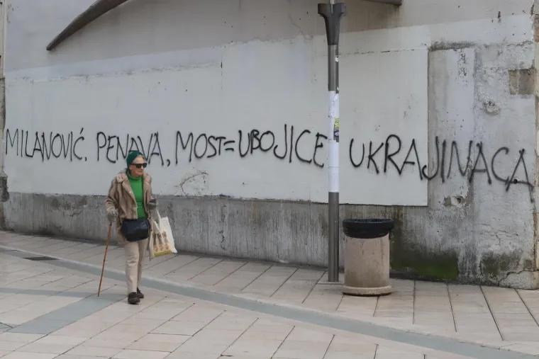 Splićanin uhićen zbog ispisivanja uvredljivih grafita: Samo pogledajte kakve je brutalne poruke ispisao Milanoviću