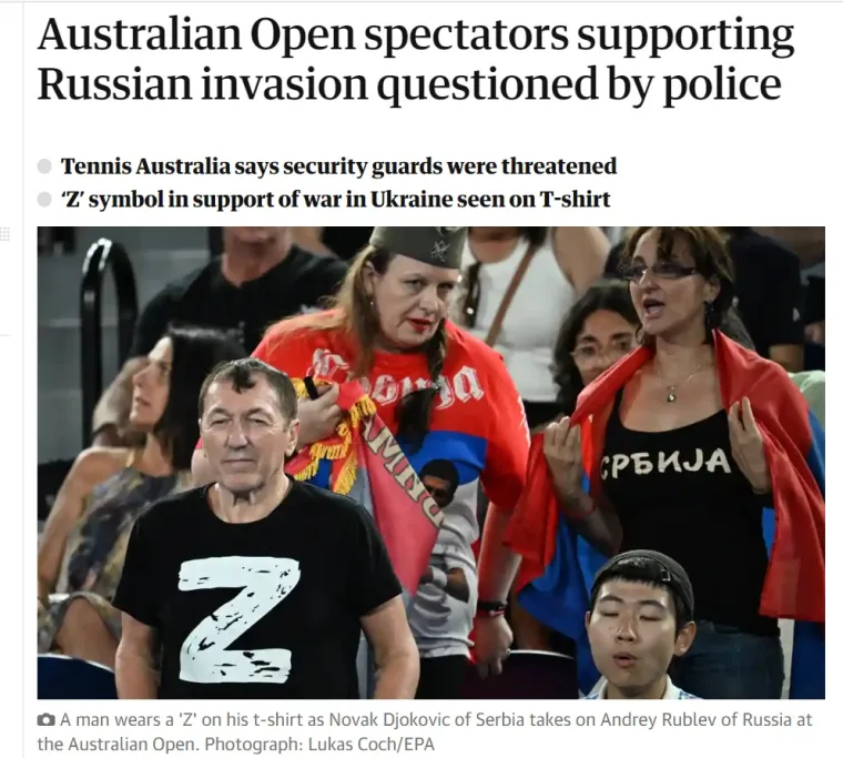 Svjetski mediji bruje o sramoti na Australian Openu: U Melbourneu strahuju od 'probuđene zvijeri'; 'To su rušilački elementi srpske zajednice. Ovo je sad nestabilno okruženje'