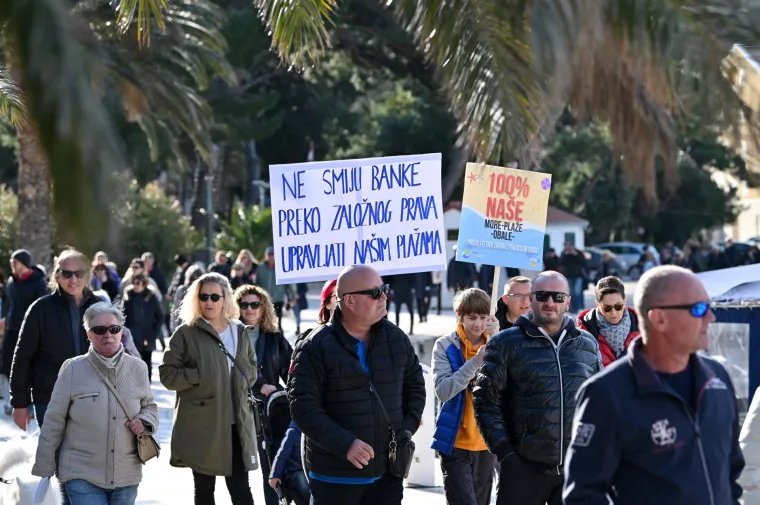 Prosvjed Makarska 