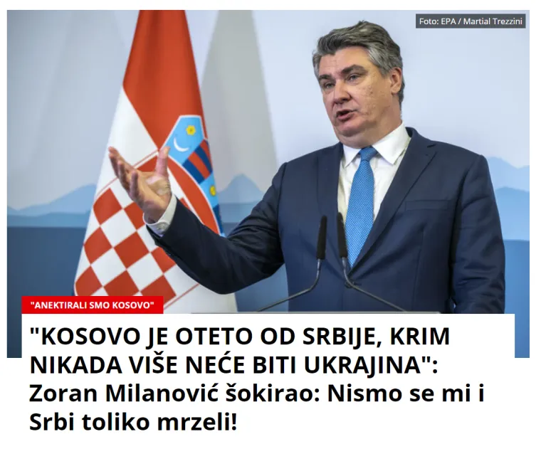 Članak u Kuriru