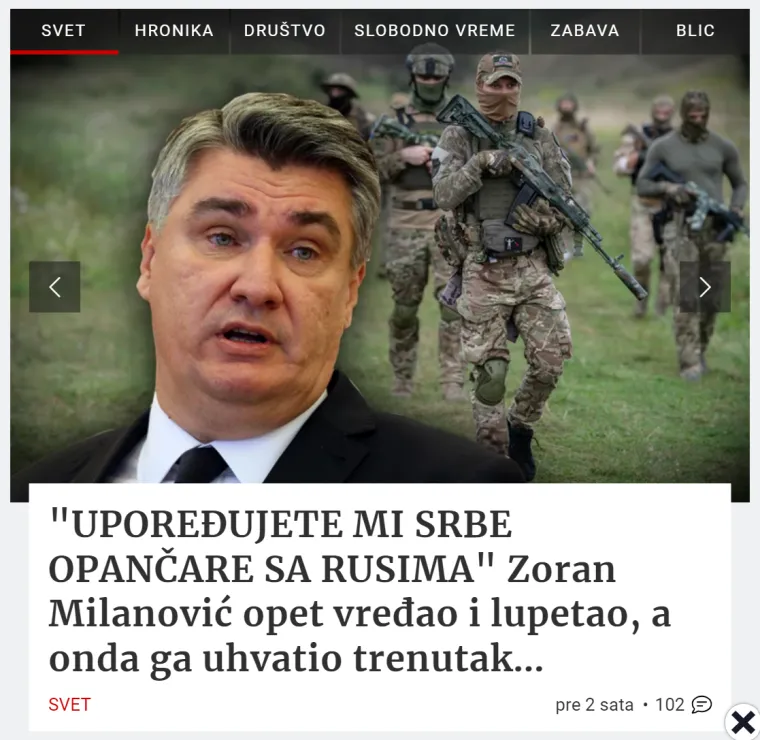 Naslovnica Blica
