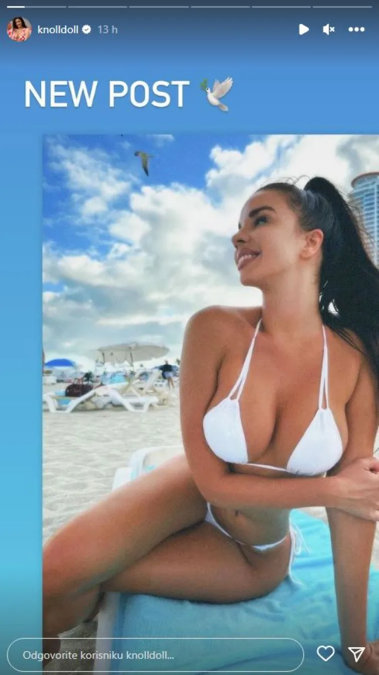 Ivana Knoll nam 'vadi mast' fotkama s plaže u Miamiju, naravno da je 'pao' vrući fotosession: 'Bog te kaznio ljepotom'