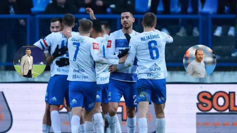 Osijek je užasno u&scaron;ao u sezonu, a trzavice između Nenada Bjelice i uprave su se prenijele na momčad. Bjelica je preživio čak i ispadanje od kazahstanskog Kizilžara no ipak je nedugo nakon toga dobio otkaz. Zanimljivo, otkaz je dobio nakon pobjede protiv Hajduka. Na klupu je sjeo njegov pomoćnih Rene Poms koji je stabilizirao igru i rezultatski oporavio slavonskog prvoliga&scaron;a koji sada čvrsto drži treće mjesto i čeka posustajanje Hajduka. Dinamo je ipak predaleko. 