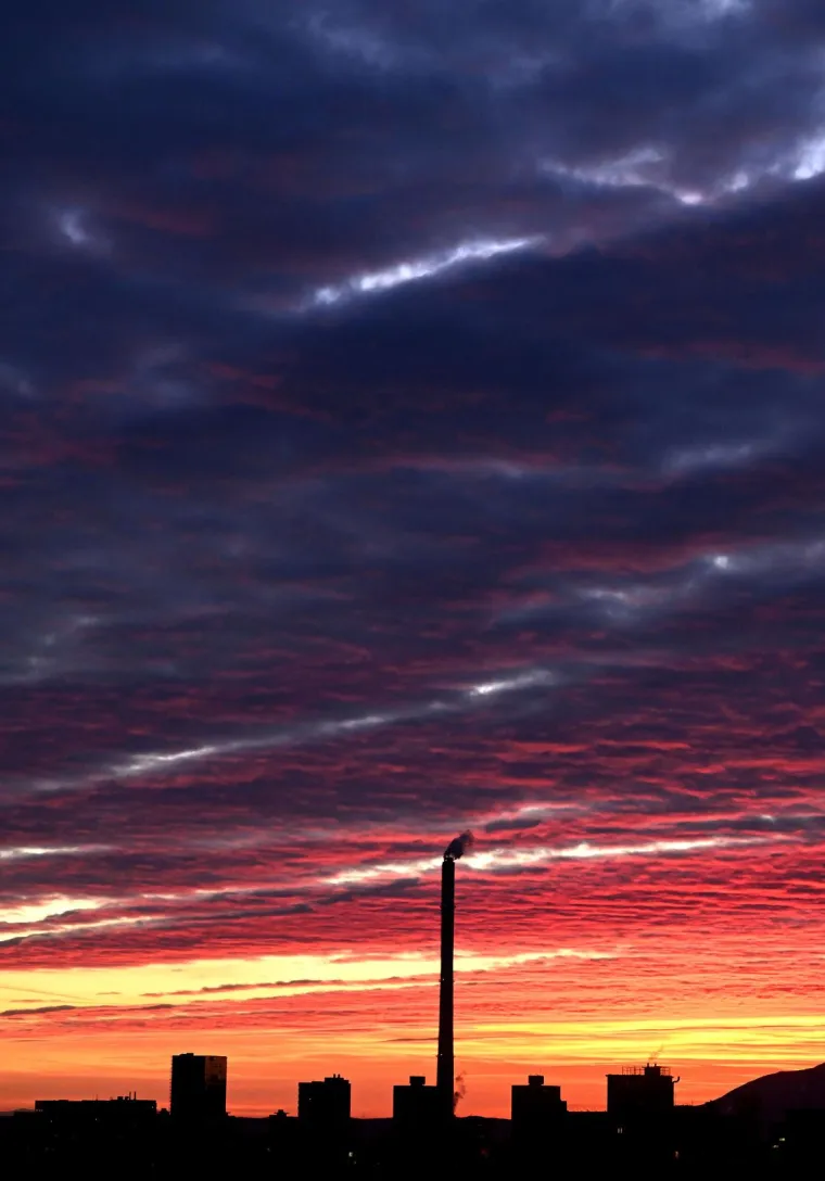 Ovo oduzima dah: Pogledajte fascinantne slike neba iznad Zagreba nakon zalaska sunca