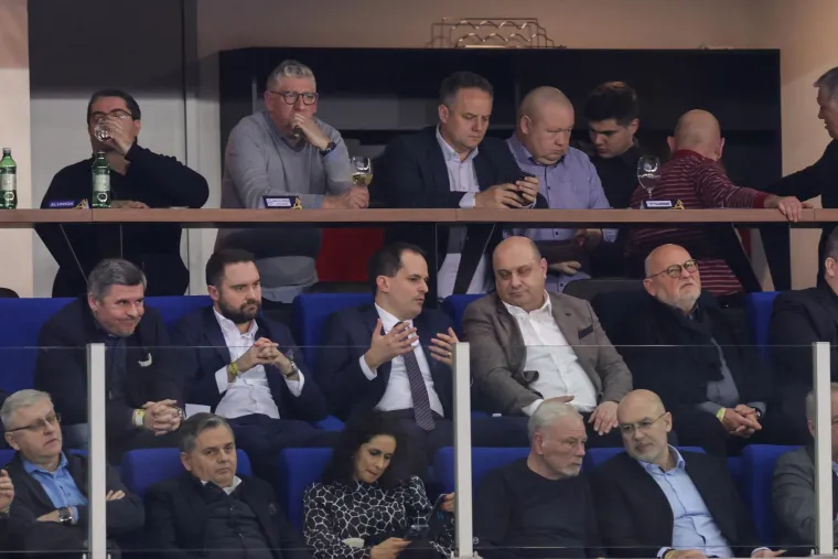 Ministar pravosuđa i uprave Ivan Malenica, predsjednik Hrvatskog rukometnog saveza Tomislav Grahovac