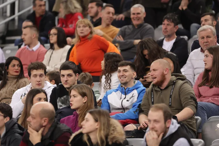 Spektakl u Areni: Stigla je najskuplja momčad Europe, a na tribinama neka poznata lica